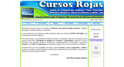 Desktop Screenshot of cursosrojas.com